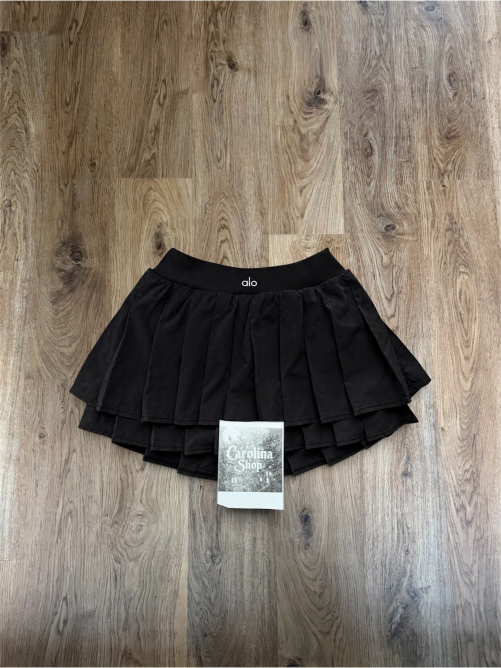 ALO Yoga Black Double or Nothing Skirt